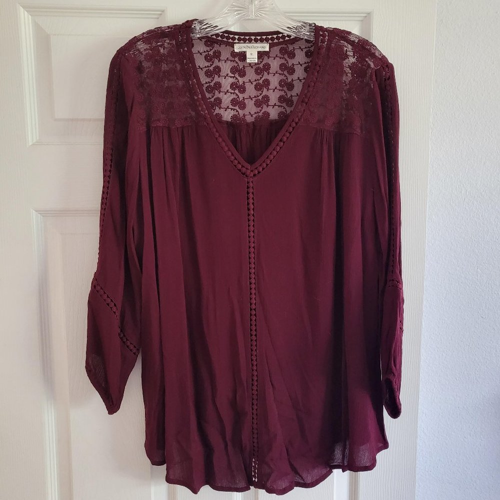 BEAUTIFUL CRANBERRY TUNIC XL FROM STITCH FIX